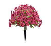 Colcolo Topiaria Artificiale di Fiori Viola con picchetto da Terra, Piante Artificiali Alte 19,69 Pollici per Portico Anteriore, casa, Interni ed Esterni