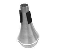 Colcolo Tromba Dritta Mute Mute Alluminio Pratica Mute Universal per Jazz tutti i tipi di trombe, Argento