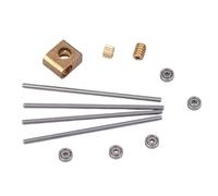 Colcolo Turbina Ingranaggio a Vite Micro Trasmissione Scatola Riduzione Meccanismo Metallo Resistente Assemblaggio Facile Adatto per Progetti Fai da Te Modell, Style B