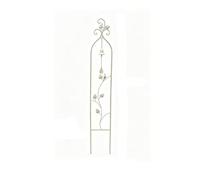 Colcolo Tutore da Esterno per Piante Arrampicatrici in Struttura Alta E Stretta E Decorazioni a Spirale per Aiuole in Giardino Sul Balcone atto per Ortaggi E Fiori, Bianco