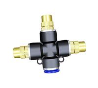 Colcolo Ugello nebulizzatore Tre nebulizzatori ad atomizzazione fine Irrigazione Ugelli irroratori Spray di Raffreddamento Umidificazione e rimozione per