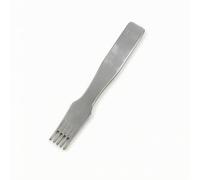 Colcolo Utensile Perforante per Pelle in Acciaio con Punta Affusolata E Forma Piatta per Cuciture Professionali E Fori Puliti Adatto per Riparazioni Dettagliate E Lavori di Cucito Manuale