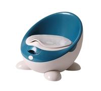 Colcolo Vasino per bambini, paraspruzzi per WC con coperchio, vasino facile da svuotare per bambini, orinatoio, vasino per bambini, Blu