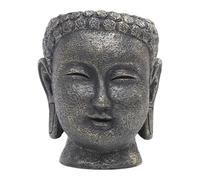 Colcolo Vaso per Fiori con Testa di Buddha, Contenitore per Fiori, Vaso per Sala da tè, Bar, Cortile, 9 Cm X 9.4 Cm X 11 Cm