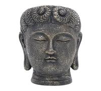 Colcolo Vaso per Fiori con Testa di Buddha, Contenitore per Fiori, Vaso per Sala da tè, Bar, Cortile, 9 Cm X 9.8 Cm X 11 Cm