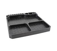 Colcolo Vassoio portautensili in silicone, 16 cm x 16 cm, organizer per viti, supporto per viti per modelli RC, accessori per banco da lavoro per riparazioni