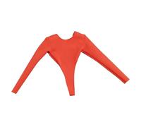 Colcolo Vestiti per Action Figure da 1/6, Abiti Estivi Elastici, Eleganti, Accessori per Costumi Casual, per Figure Femminili da 12 Pollici, Arancione Rosso