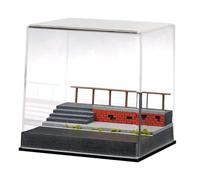Colcolo Vetrina espositiva per Modelli di Veicoli in Scala 1/64, Scenario di parcheggio, Layout di Garage, Copertura Antipolvere per Giocattolo,