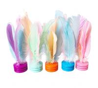Colcolo Volano Bambini Volano Ragazzi Gioco Esterno Sport Pallina con Piume in Gomma Resistente Leggero Antiscivolo Facile da Afferrare Adatto per Cortile Parco Spiaggia Scuola