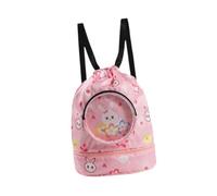 Colcolo Zaino con Coulisse per Bambini, Borsa da Piscina Leggera, con Cartoni Animati, Facile da trasportare, con separazione tra Asciutto e Bagnato, per