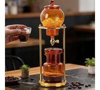 Cold Brew Coffee Maker Torre di gocciolamento in acciaio inox vetro 600ml