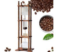Cold Brew Coffee Maker Tower, sistema di gocciolamento del ghiaccio da 3000 ml per un'estrazione liscia del sapore, ideale per uso domestico e case da tè