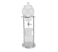 Cold Brew Drip Tower, 600ml Riutilizzabile Ice Coffee Brew Tower Fai-da-te Realizzazione di Colori Trasparenti Supporto in Acciaio Inossidabile Gocciolatore Regolabile per la Casa