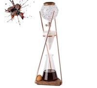 Cold Brew Drip Tower da 500 ml, macchina per caffè freddo con tecnologia Slow Drip, velocità di sgocciolamento regolabile, macchina per caffè freddo con telaio in acciaio inox, per 3-5 tazze