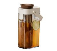 Cold Brew Jarger - Cafeter Jar | Jar lanciatore | Caffettiera da 1000 ml Flaconi di birra fredda - Vasetti di contenitori a prova di perdite con coperchio del manico per cappuccino tè freddo