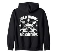 Cold Hands Big Catches Felpa con Cappuccio