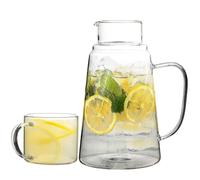 Cold Kettle Glass Cold Kettle Large Capacity Cup One Pot 1200ml Split Cold Kettle