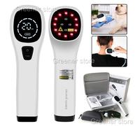 Cold Laser Therapy Device For Body Pain Relief Red Infrared Light Home + Goggles