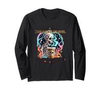Cold Like My Soul Coffee Club Scheletro Art Maglia a Manica
