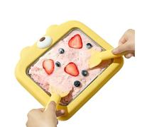 Cold Plate, Rolled Ice Cream, Yogurt Maker Plates, Non Electric Dessert Pan with Spatulas for Kids, Adults, Family, Gatherings, Parties, Home, Kitchen, Fun Desserts Station,