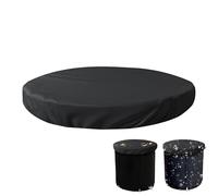 Cold Plunge Cover Ice Bath Tub Cover Adjustable Ice Bath Cover Cold Soak Bathtub Cover Fitness Plunge Tub Cover Insulated Cold Plunge Cover Dust Cover per Ice Bath Oxford Cloth Plunge Cover Cold Iron