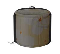 Cold Plunge Cover, Waterproof Barrel Shelter, 35 Inches Versatile Usage & UV Resistant Dustproof, Ice Bath Tub Covers for Beach, Farm, Garden, Outdoor Backyard, Aquaculture, and Winter Protection