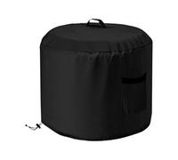 Cold Plunge Cover, Waterproof Barrel Shelter, UV Resistant Dustproof Ice Bath Tub Protector for Beach, Farm, Garden, Backyard, Aquaculture, Winter, Storage, 35x35x30 inches