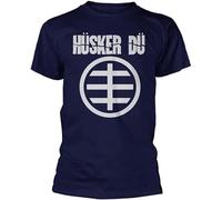 COLD-PRESSED LEMON Husker Du Circle Logomens T Shirt Black XL
