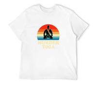 COLD-PRESSED LEMON Jiu Jitsu Murder Yoga Vintage Sunset Funny Brazilian Martial Arts Men's T Shirt White 3XL