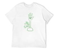 COLD-PRESSED LEMON Kurt Vonnegut T Shirt Tralfamadorian So It Goes Cult Literature White M