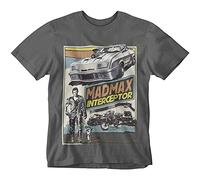 COLD-PRESSED LEMON Mad Max T-Shirt Movie Film V8 Interceptor Pursuit Car Police Freedom Fighter B Grey XL