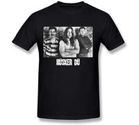 COLD-PRESSED LEMON Men's Husker Du Band T Shirt Black XL