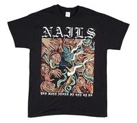 COLD-PRESSED LEMON Nails You Will Never Be One of Us T Shirt Black M