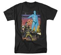 COLD-PRESSED LEMON Watchmen Alan Moore Comedian And Dr Manhattan Vietnam Comic Movie Adult T Shirt Black 3XL