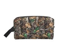 Cold Tree, borsa da viaggio con stampa mimetica, organizer per trucchi per donne e uomini, grande capacità per cosmetici, accessori, articoli da toeletta, shampoo ed elementi essenziali