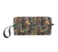 Cold Tree - Borsa portaoggetti con stampa mimetica per uso quotidiano, semplice e portatile, borsa da viaggio con cerniera, per riporre oggetti quotidiani, strumenti, cosmetici, articoli da toeletta e