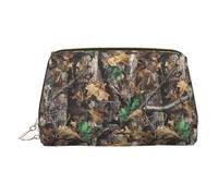 Cold Tree Camouflage Makeup Bag Vanity Caso con divisore Viaggio Toiletry Bag Portable Cosmetic Bag, Oro, One Size
