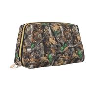 Cold Tree Camouflage Stampa Pelle Portatile Cerniera Trucco Sacchetto Cosmetico Sacchetto di Viaggio Organizzatore Toiletry Clutch
