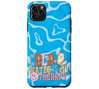 Cold Water is My Therapy Swimmer Diver Pool Water Sports Custodia per iPhone 11 Pro Max