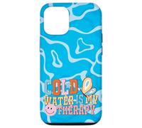 Cold Water is My Therapy Swimmer Diver Pool Water Sports Custodia per iPhone 12/12 Pro