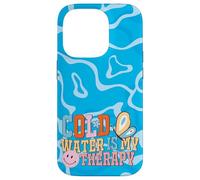 Cold Water is My Therapy Swimmer Diver Pool Water Sports Custodia per iPhone 14 Pro