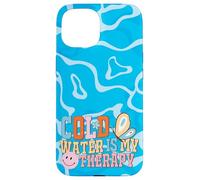 Cold Water is My Therapy Swimmer Diver Pool Water Sports Custodia per iPhone 15