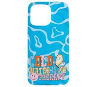 Cold Water is My Therapy Swimmer Diver Pool Water Sports Custodia per iPhone 15 Pro Max