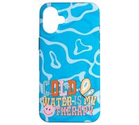Cold Water is My Therapy Swimmer Diver Pool Water Sports Custodia per iPhone 16 Plus