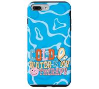 Cold Water is My Therapy Swimmer Diver Pool Water Sports Custodia per iPhone 7 Plus/8 Plus