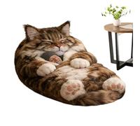 Cold Weather Sleeping Bag, Soft Warm Cat Envelope Design Plush Indoor Sleeping Sack, Insulated Lounger Blanket for Bedroom Nursery Apartment Home Gift for Women Men