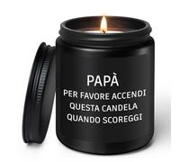 Coldbling Originali Regalo per Papà, Regalo Compleanno Papà, Regalo Papà, Padre Regali per Lui, Papà Candela, Idee Regalo Festa Dei Padri, Candela al Sandalo(200g)