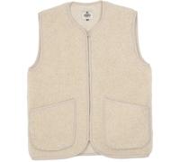 ColdBreaker - Giacca senza maniche in lana - Vest Pepitko Beige per Donne - Taglia L