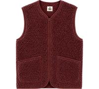 ColdBreaker - Giacca senza maniche in lana - Vest Pepitko Cherry Liqueur per Donne - Taglia S - Bordeaux