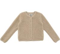 ColdBreaker - Veste boutonnée à col rond - Jacket Kally Ultralight Tan per Donne in Lana Vergine - Taglia XS - Beige